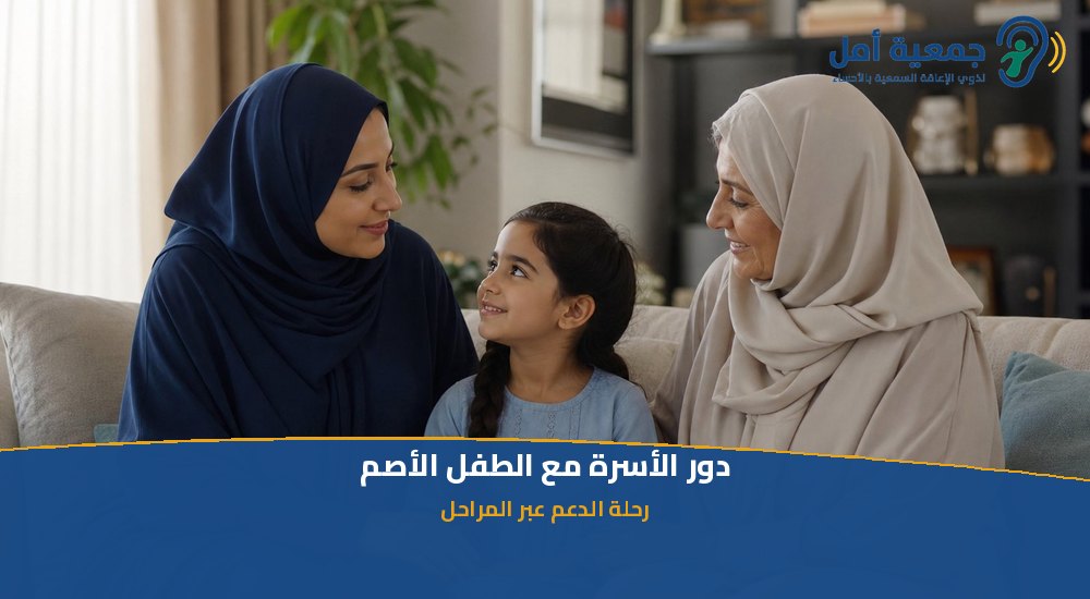 دور الأسرة مع الطفل الأصم